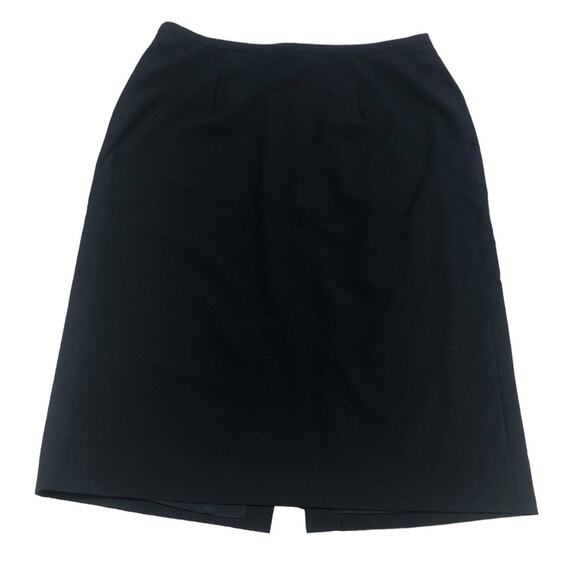 Giorgio Armani, black A line skirt, small - Picture 5 of 10